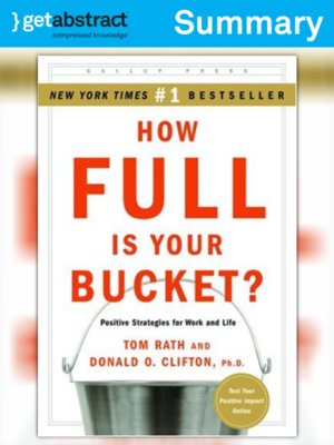 cover image of How Full Is Your Bucket? (Summary)